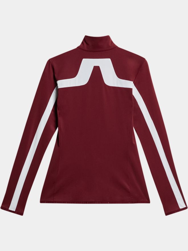J.Lindeberg Seasonal Janice Mid Layer Stretch Jacke bordeaux