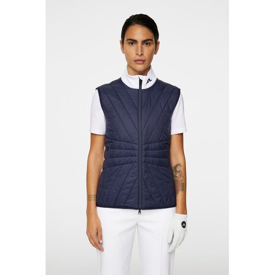 J.Lindeberg  Holma Quilt Hybrid thermal vest navy