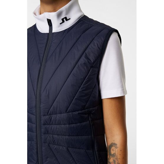 J.Lindeberg  Holma Quilt Hybrid thermal vest navy