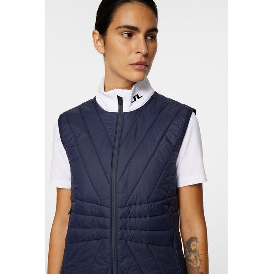 J.Lindeberg  Holma Quilt Hybrid thermal vest navy