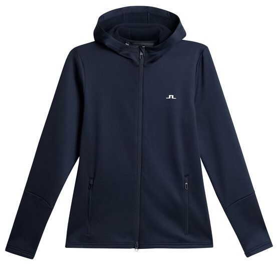 J.Lindeberg  W Aerial Zip Hood Stretch Jacket navy