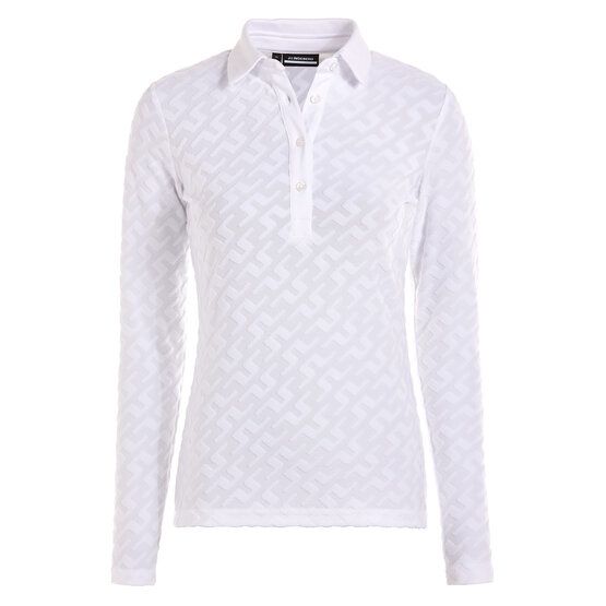 J.Lindeberg  Rosemary long sleeve polo white