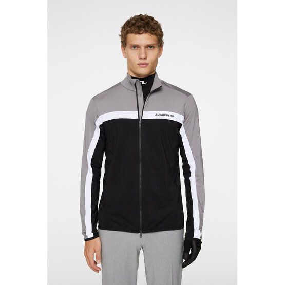 J.Lindeberg Jarvis Mid Layer Stretch Jacke grau