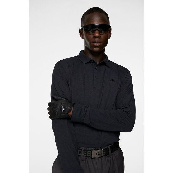 J.Lindeberg  Florian long sleeve polo black