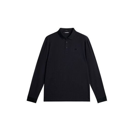 J.Lindeberg  Florian long sleeve polo black