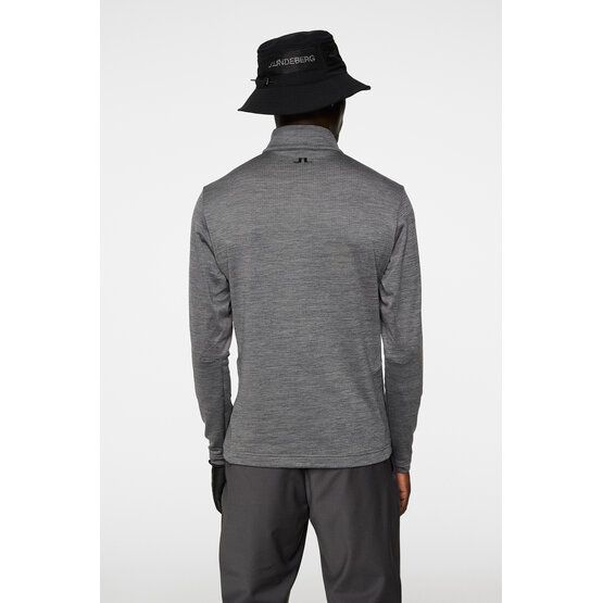 J.Lindeberg  Destry Zip Mid Layer Stretch Jacket gray melange