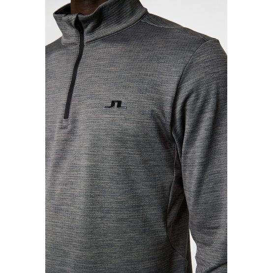 J.Lindeberg  Destry Zip Mid Layer Stretch Jacket gray melange