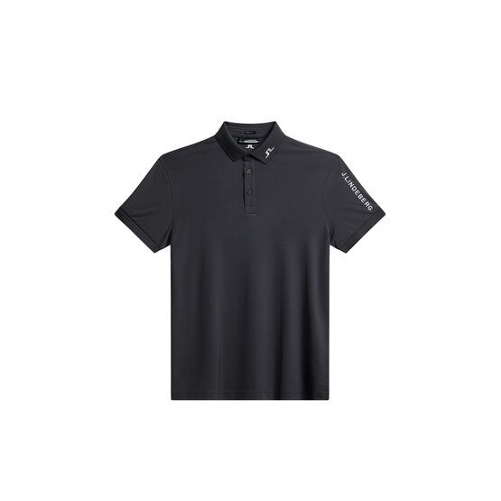 J.Lindeberg Tour Tech Reg Fit Halbarm Polo anthrazit