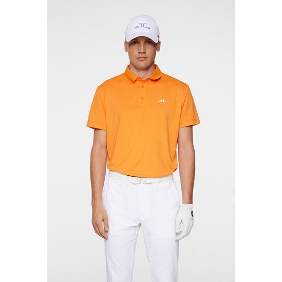 J.Lindeberg  Wince Reg Fit Half Sleeve Polo orange