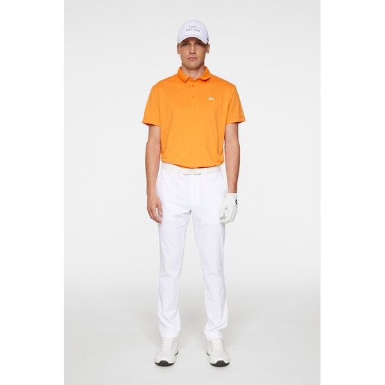 J.Lindeberg Wince Reg Fit Halbarm Polo orange