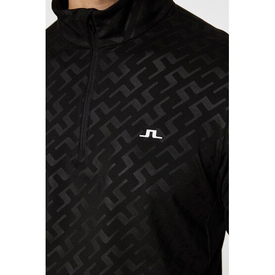 J.Lindeberg  Luke Deboss Stretch Midlayer black