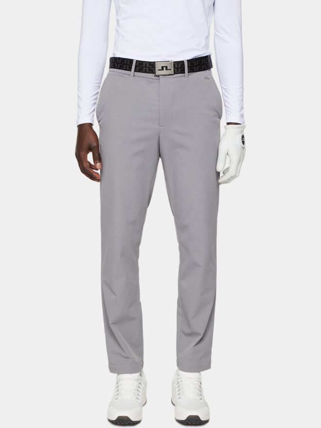 J.Lindeberg Axil Fleece Twill Pant Thermo Hose dunkelgrau