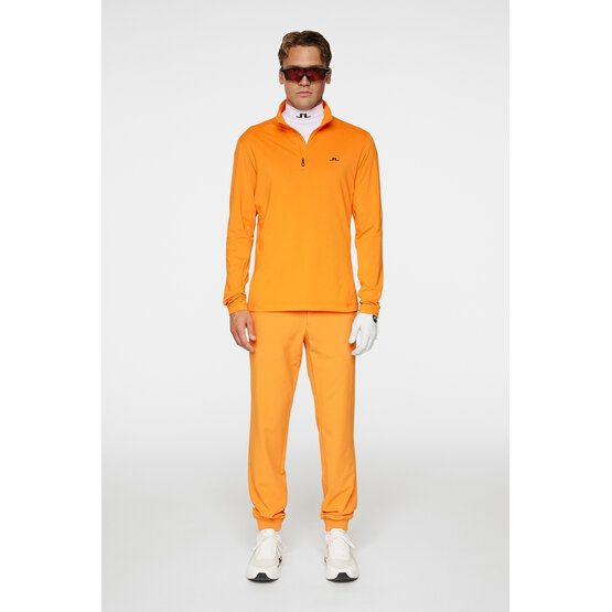 J.Lindeberg Luke Quarter Zip Stretch Midlayer orange