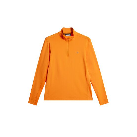 J.Lindeberg Luke Quarter Zip Stretch Midlayer orange