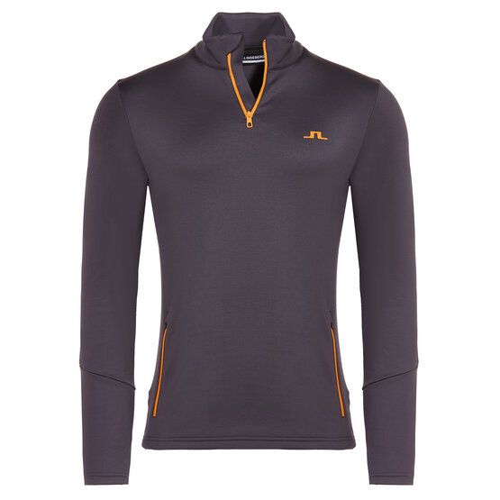 J.Lindeberg Aerial Quarter Zip Stretch Midlayer anthrazit