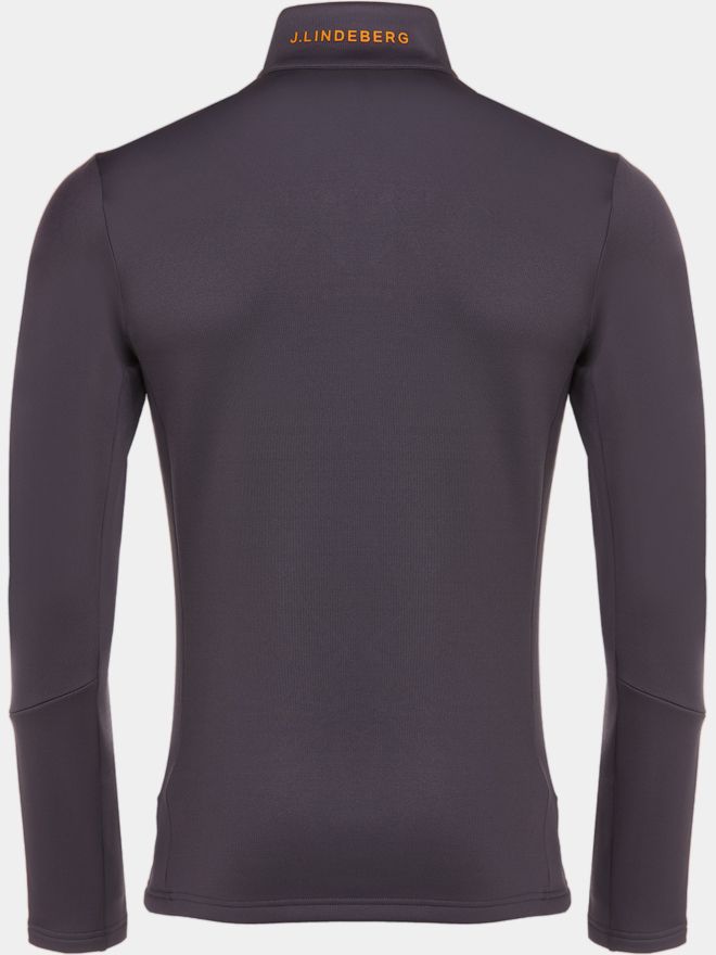 J.Lindeberg Aerial Quarter Zip Stretch Midlayer anthrazit
