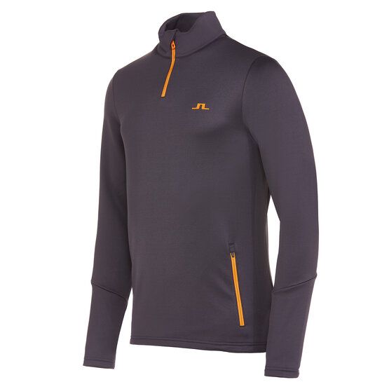 J.Lindeberg  Aerial Quarter Zip Stretch Midlayer anthracite