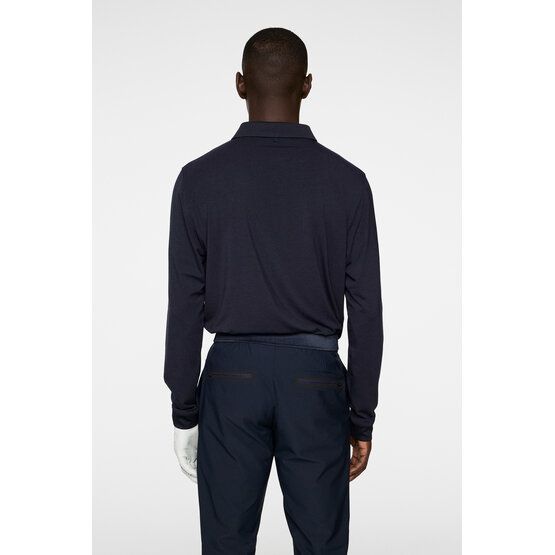 J.Lindeberg  Florian long sleeve polo navy