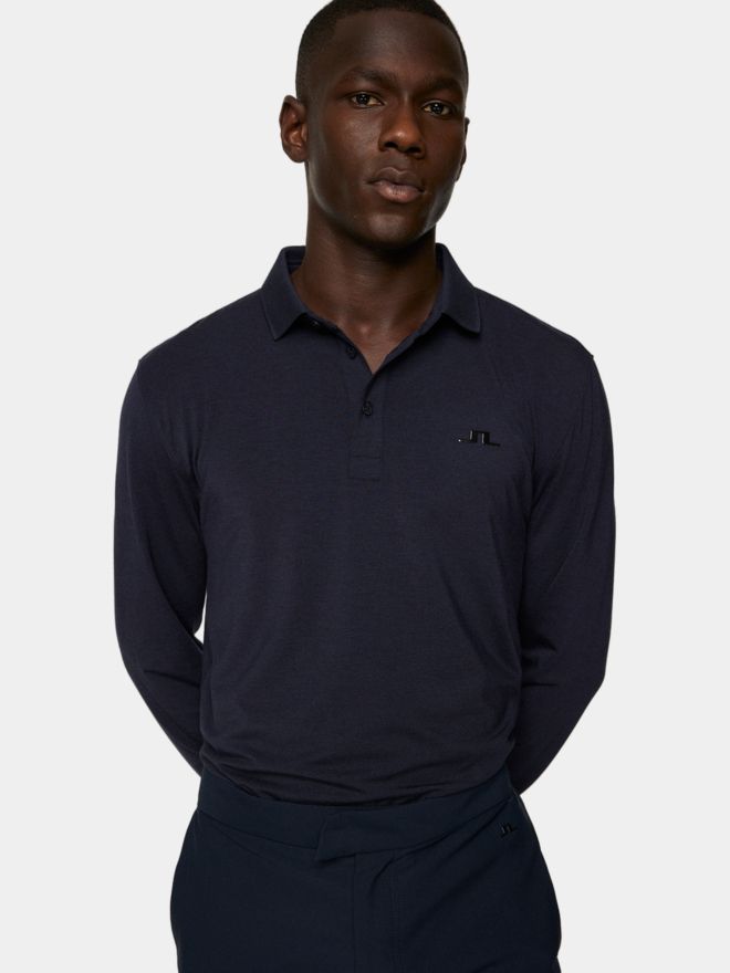 J.Lindeberg Florian Langarm Polo navy