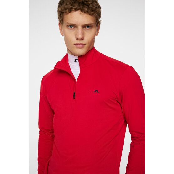 J.Lindeberg  Lukas Quarter Zip Stretch Midlayer černá