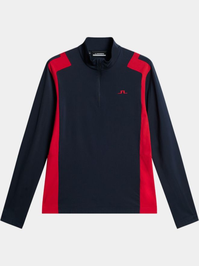 J.Lindeberg Lukas Quarter Zip Stretch Midlayer schwarz