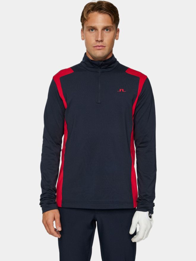 J.Lindeberg Lukas Quarter Zip Stretch Midlayer schwarz