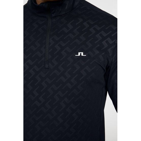 J.Lindeberg  Luke Deboss Stretch Midlayer navy