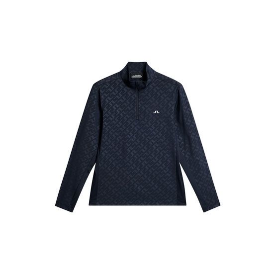 J.Lindeberg Luke Deboss Stretch Midlayer navy