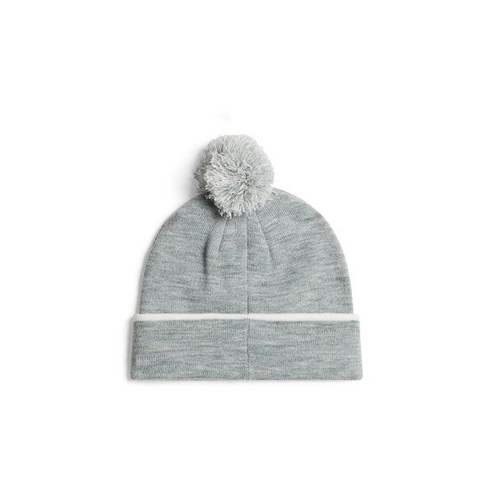 J.Lindeberg  Stripe beanie hat gray melange