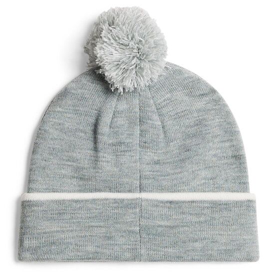 J.Lindeberg Stripe Beanie Mütze grau melange