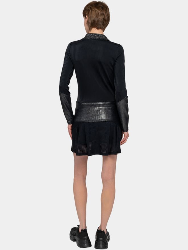 Sportalm Langarm Polo schwarz