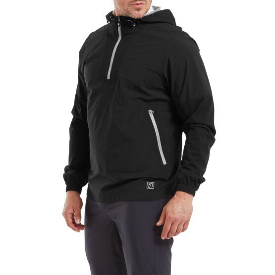 FootJoy HydroLite X Hoodie Regen Jacke schwarz