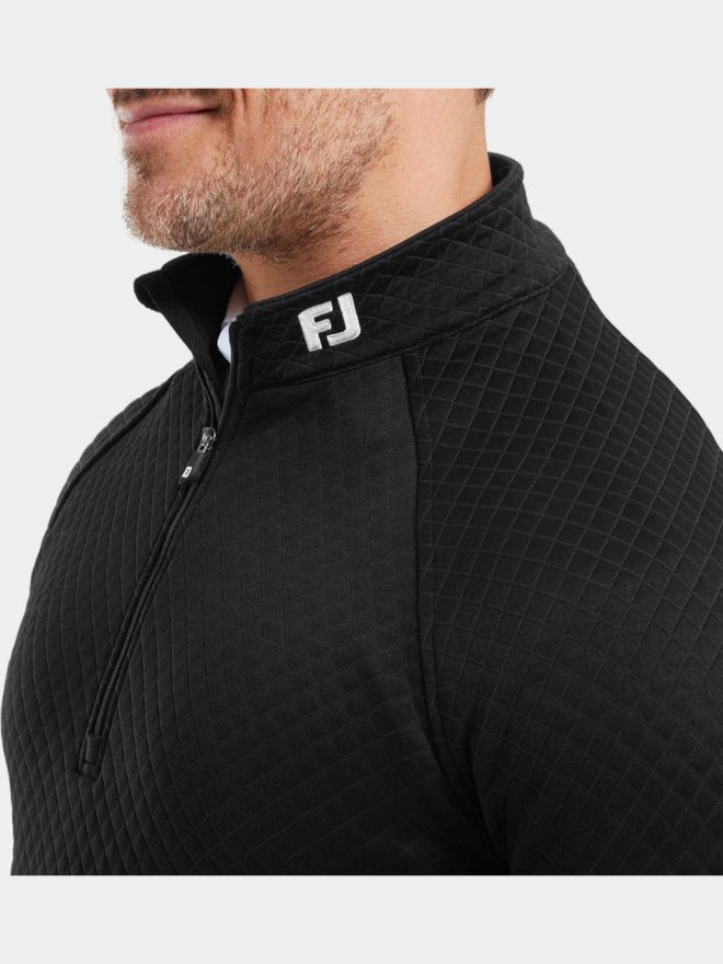 FootJoy Jaquard Thermal Chill-Out Stretch Midlayer schwarz