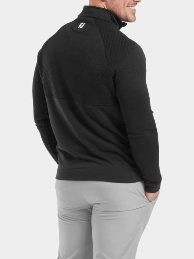 FootJoy Jaquard Thermal Chill-Out Stretch Midlayer schwarz