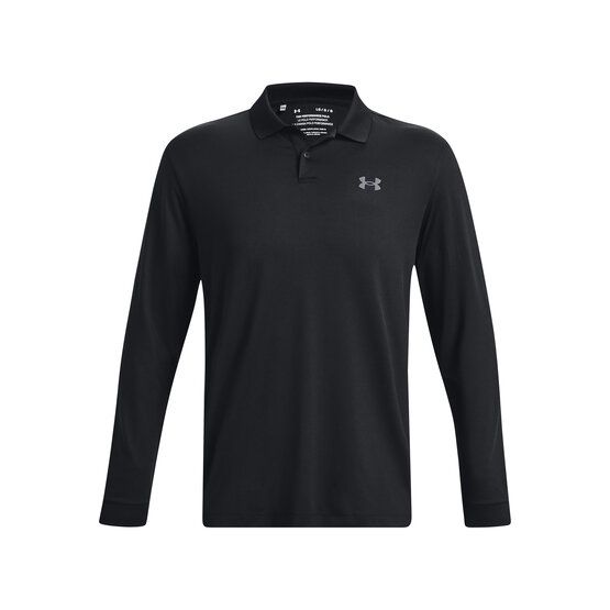 Under Armour Performance 3.0 Langarm Polo schwarz