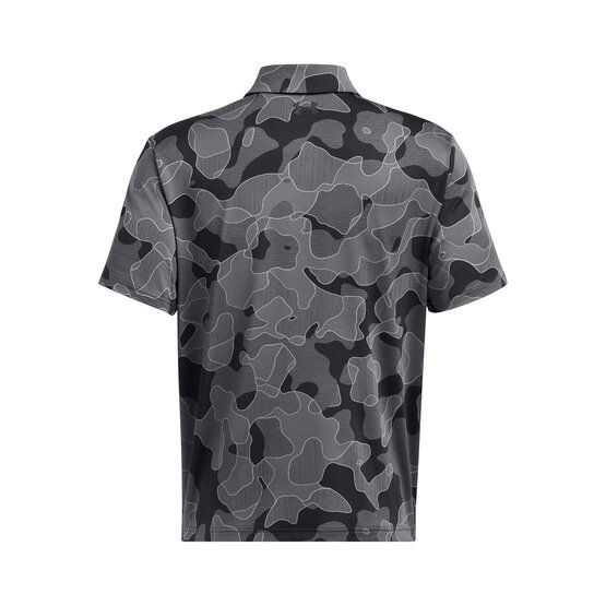 Under Armour polo Playoff 3.0 Course Camo s krátkým rukávem černá