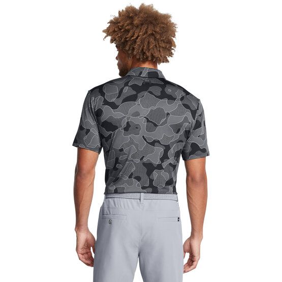 Under Armour polo Playoff 3.0 Course Camo s krátkým rukávem černá