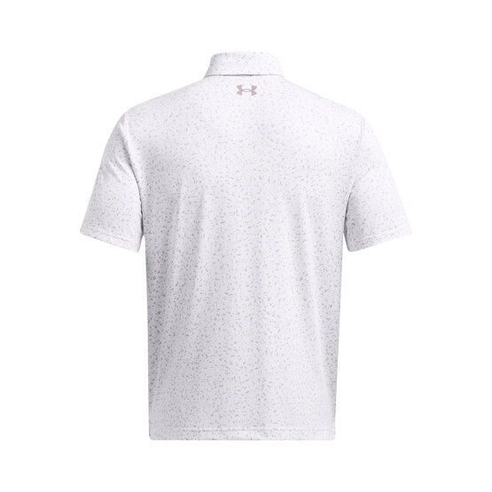 Under Armour polo Playoff 3.0 Micro Field s krátkým rukávem bílá