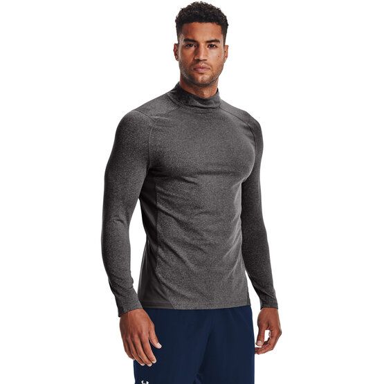 Under Armour CG Armour Fitted Mock Unterzieher grau melange