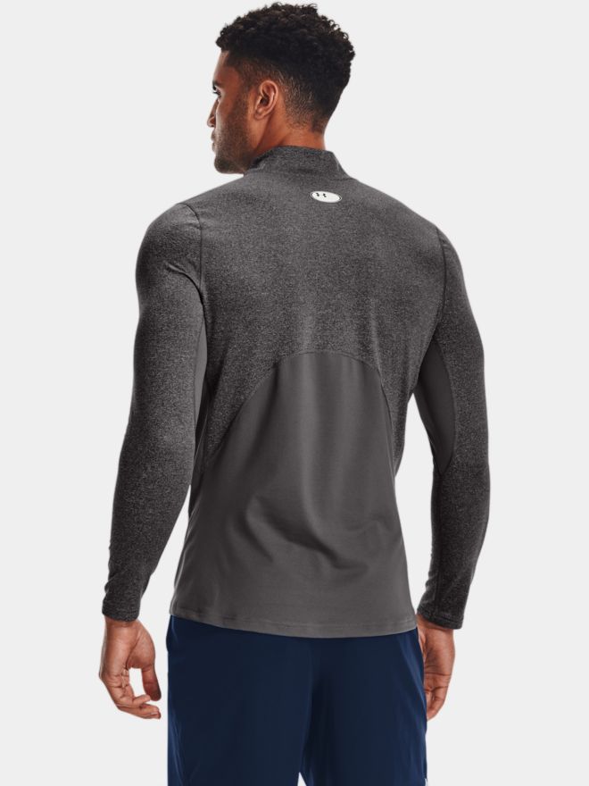 Under Armour CG Armour Fitted Mock Unterzieher grau melange