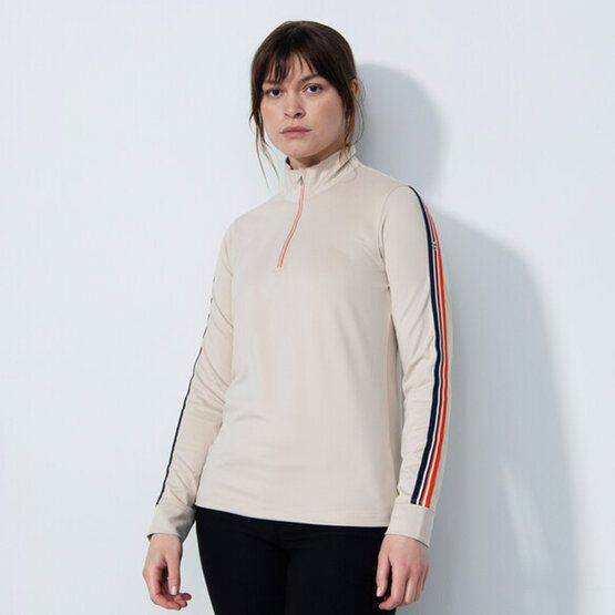 Daily Sports  SIVILLA turtleneck thermal midlayer sand