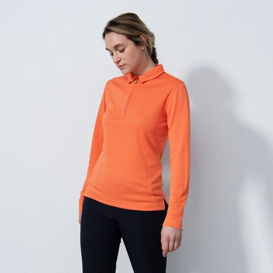 Daily Sports  PEORIA long sleeve polo orange