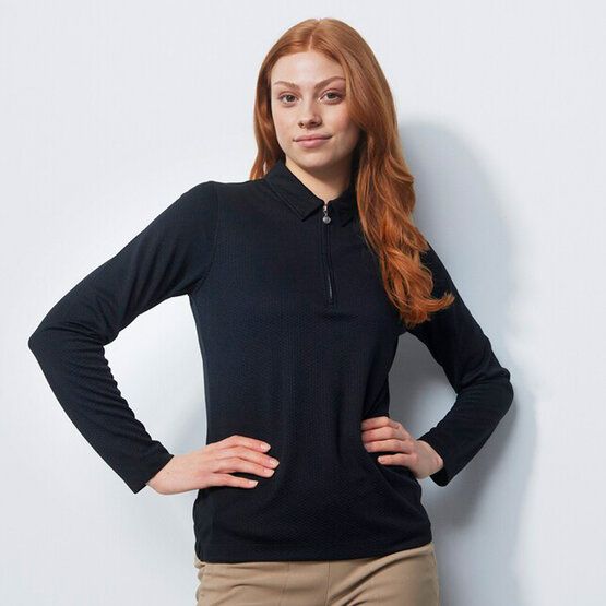 Daily Sports  PEORIA long sleeve polo navy