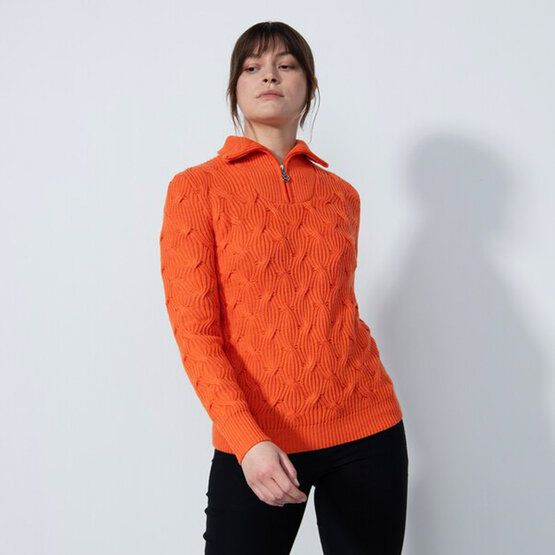 Daily Sports ERMONT Pullover Lining Windstopp Strick orange