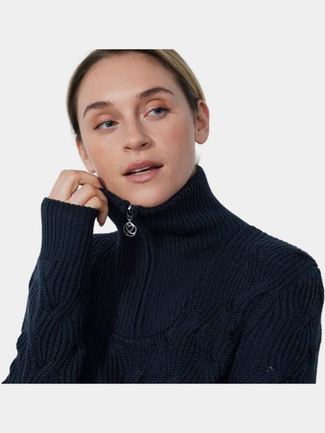 Daily Sports ERMONT Pullover Lining Windstopp Strick navy