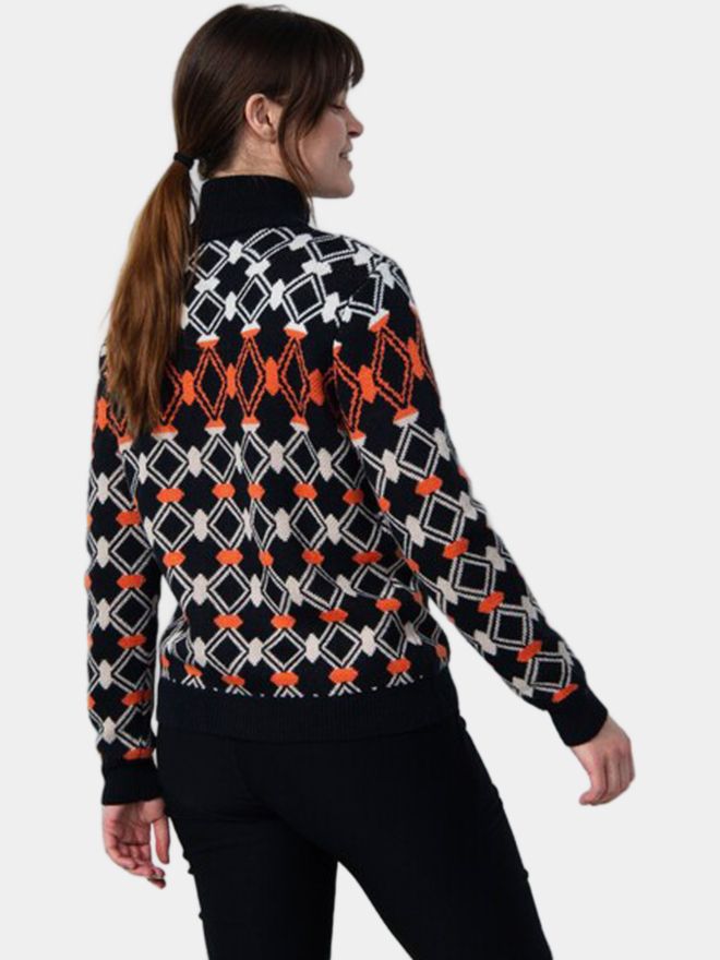 Daily Sports CREEK Cardigan Lining Windstopp Strick navy