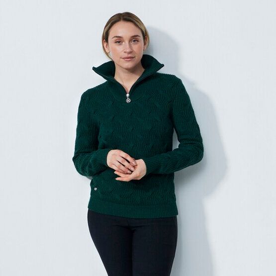 Daily Sports  ERMONT Pullover Lining Windstopp Knit dark green