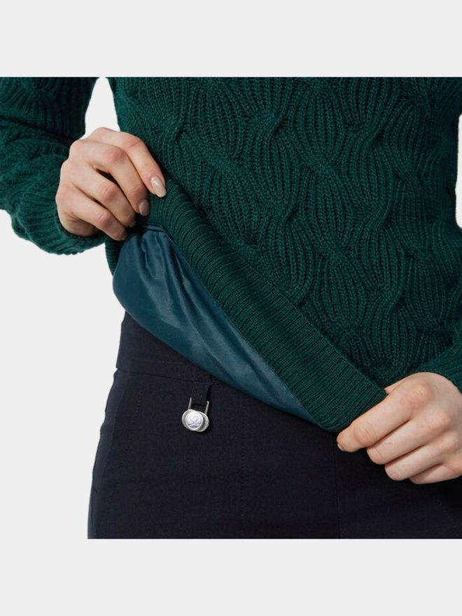 Daily Sports ERMONT Pullover Lining Windstopp Strick dunkelgrün