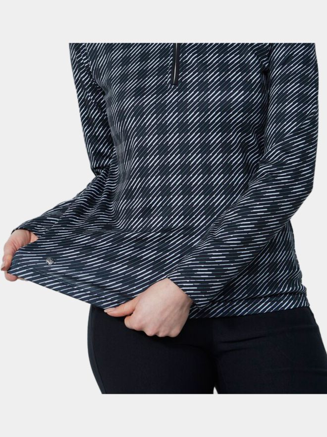 Daily Sports BARRIE LS Polo Stretch Unterzieher kariert