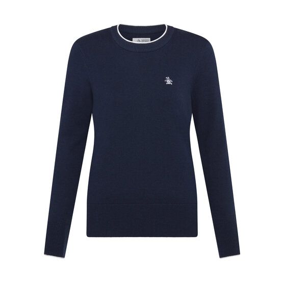 Penguin Solid Sweater Strick Pullover navy